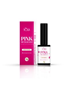 ESMALTE EM GEL 9g - PINK METALIZADO - VÒLIA